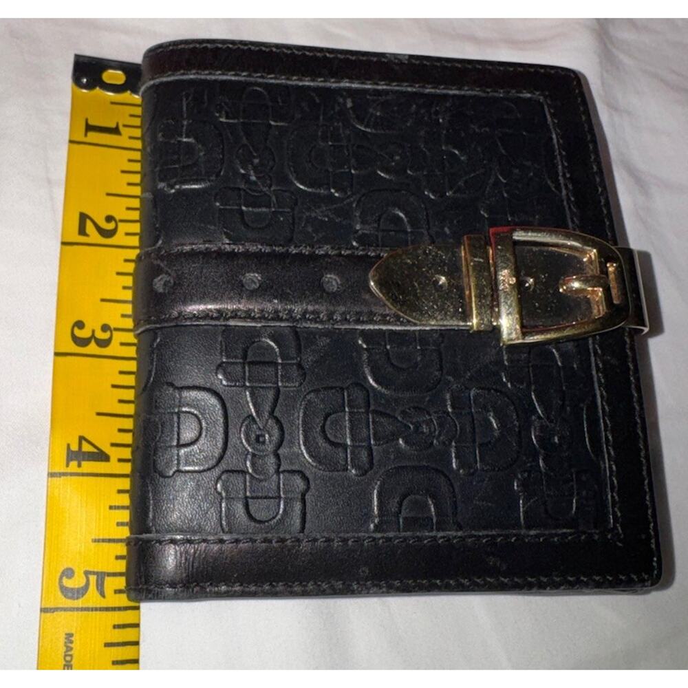 Gucci Leather Wallet With Belt Buckle Clasp Absolutely Beautiful - Picture 11 of 16